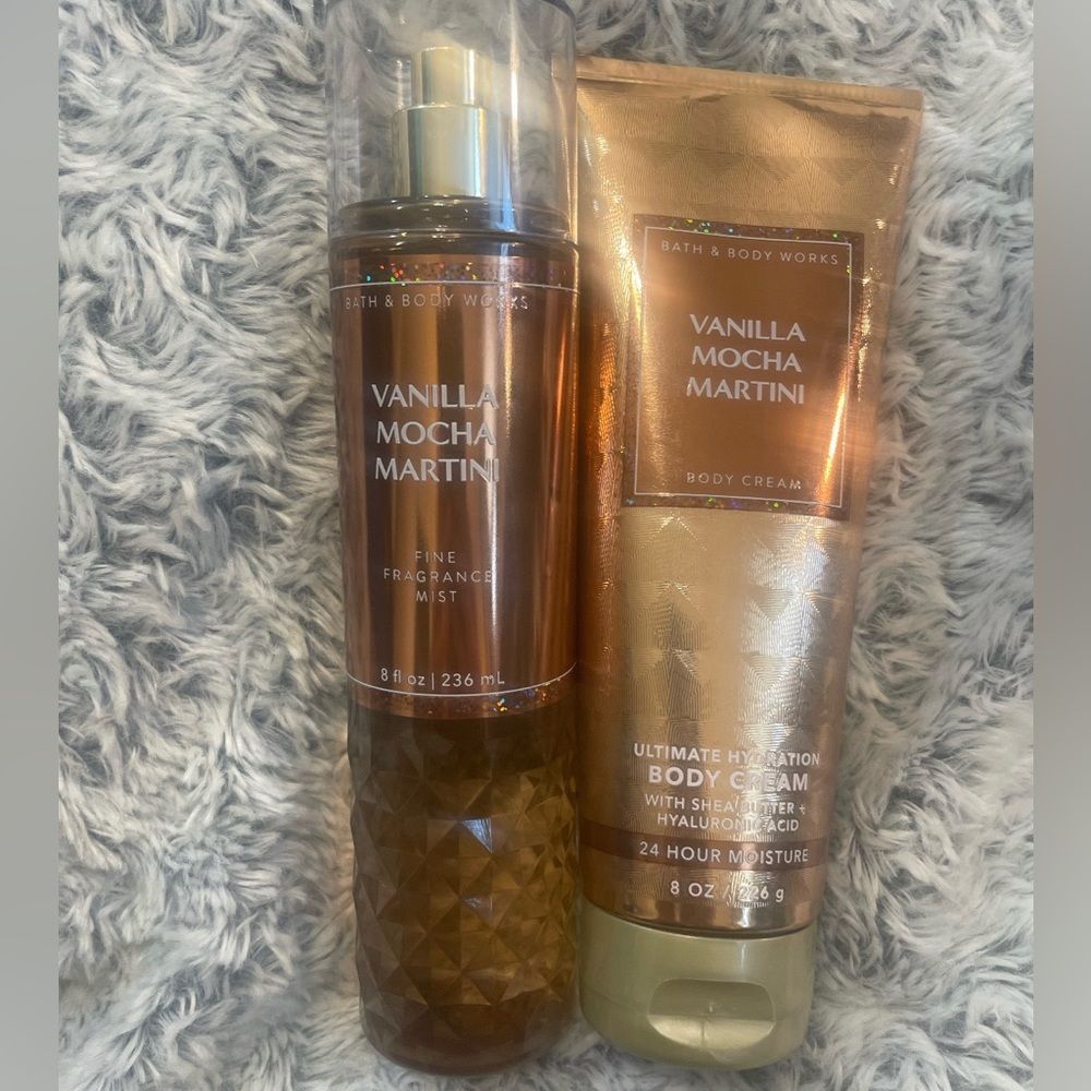 Bath & Body Works Vanilla Mocha Martini Fragrance Mist & Body Cream